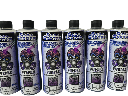 6 (pack) Sakacustom Puerple Ceramic spray wax +nozzle