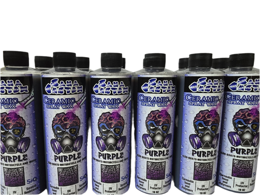12(pack) Sakacustom Purple Ceramic Spray Wax +nozzle